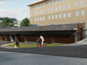 Parkovací dům u policejního ředitelství vyjde na téměř 103 milionů, stavba byla dnes zahájena