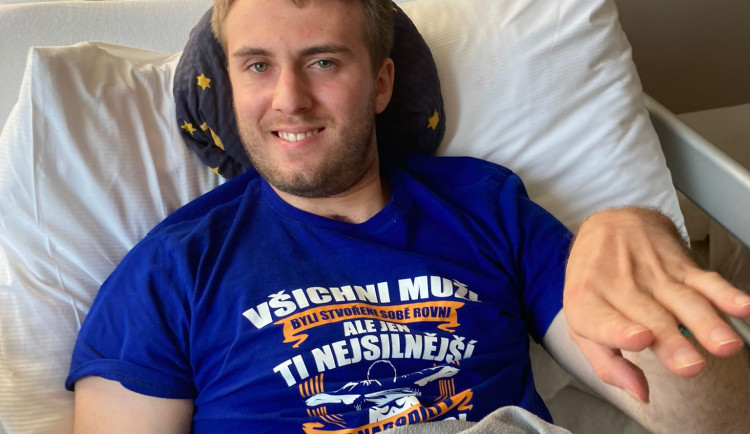 Policie vyhlásil veřejnou sbírku, mladý kolega Sebastian potřebuje pomoc. Foto: se souhlasem Policie ČR