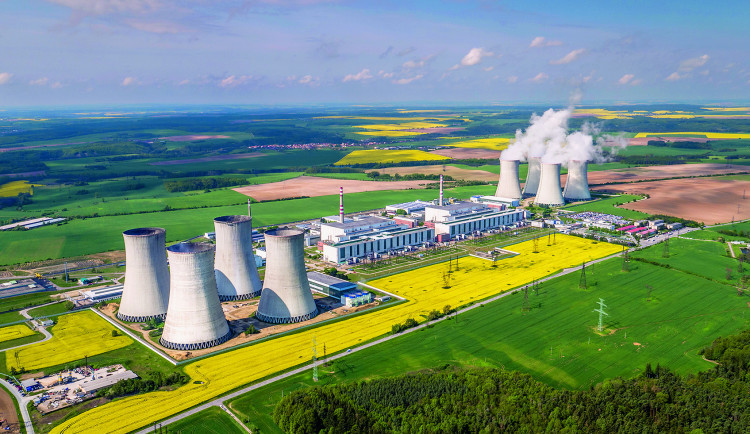 Jaderná elektrárna Dukovany. Foto: se souhlasem ČEZ