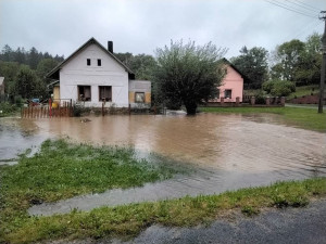 Hasiči v neděli zachraňovali v Golčově Jeníkově sedm koz. Foto: se souhlasem Hasičského záchranného sboru Kraje Vysočina