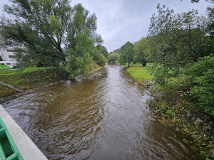 Řeka Jihlava v Jihlavě, foto: Lenka Dvořáková