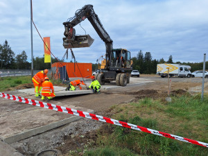 Dálniční odpočívka Mikulášov se v obou směrech změní. Bude modernější a o hektar větší