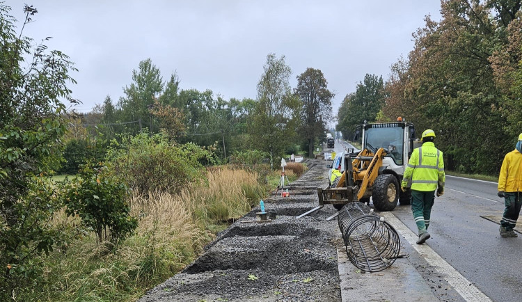 Květnov u Havlíčkova Brodu bude chránit před hlukem na I/38 stěna dlouhá půl kilometru