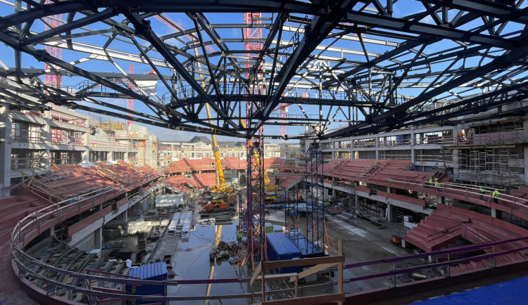 Jihlava dokončila výběr dodavatelů většiny vnitřního vybavení nové haly. Foto: Horácká aréna (facebook)