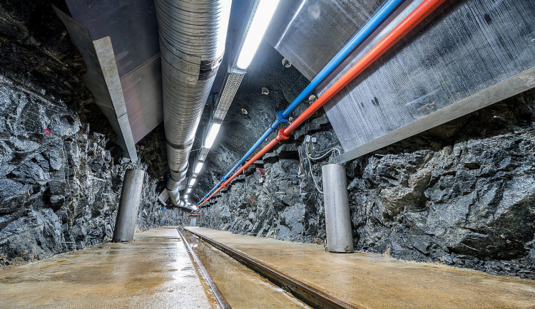 Přibližně takto by mělo vypadat podzemní úložiště jaderného odpadu