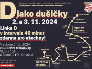 Dopravní podnik připravil speciální dušičkovou linku D, cestující zdarma sveze retro trolejbus