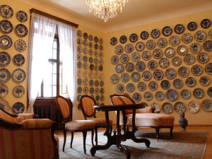 Talířový pokoj. Foto: zamek-telc.cz