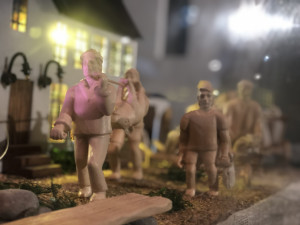 VIDEO: Lidé v Rohozné znovu obdivují pohyblivý betlém s hlasem Ondry Vetchého. Vznikal osm měsíců