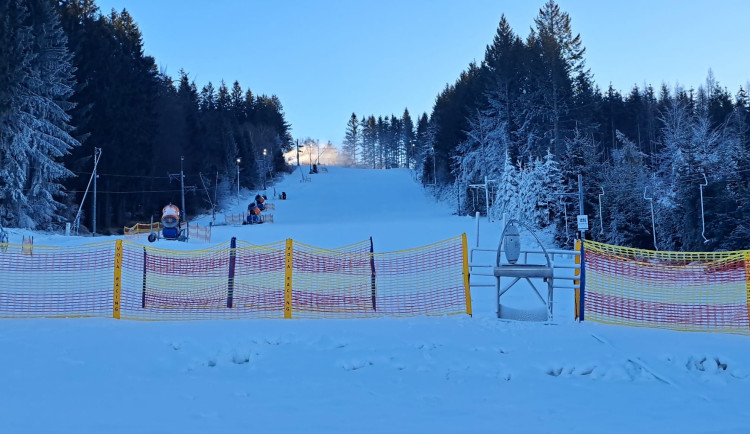 Skiareál Čeřínek.