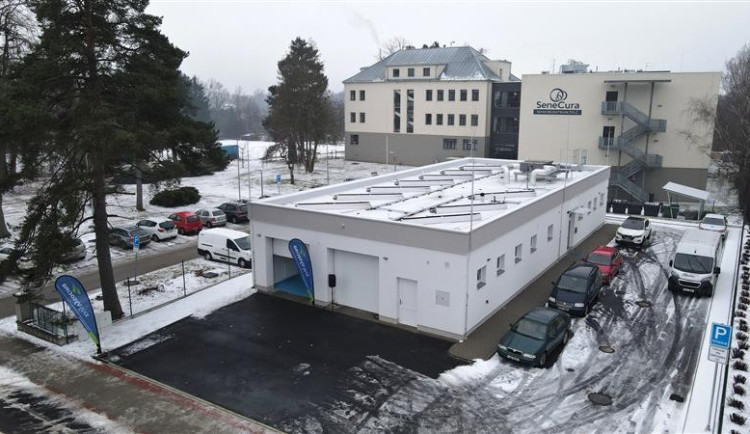 Záchranáři v Telči mají nové stanoviště na kraji města, základna vyšla na 21 milionů. Foto: Se svolením Kraje Vysočina