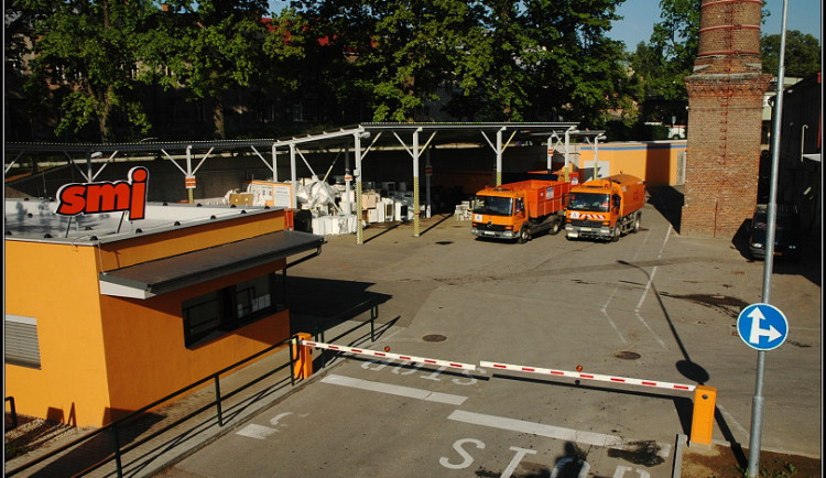 Sběrný dvůr v areálu SMJ. Foto: Se svolením Služeb města Jihlavy