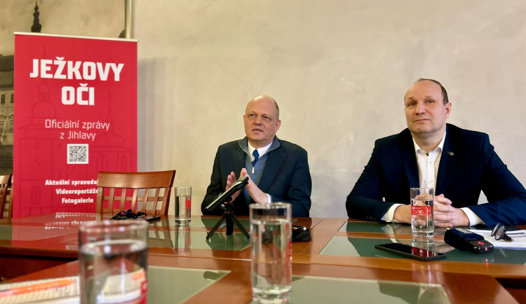 Náměstek primátora Martin Laštovička (vlevo) a primátor Petr Ryška.