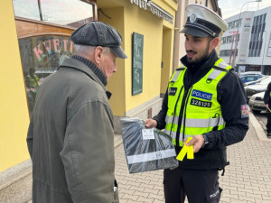 Policie na Vysočině kontrolovala chodce. Za přecházení na červenou a mimo přechod padaly pokuty