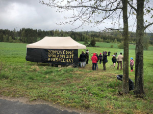 Správa úložišť přišla o výjimku na geologické práce v lokalitě Hrádek, uvedl právník obcí