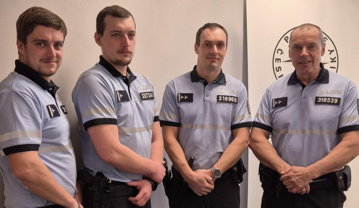 Zleva: Vojtěch Vetchý, Libor Touška, Rostislav Vybíral a Vladimír Doležal