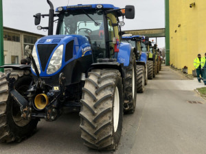 Traktory tentokrát na silnice nevyjely, zemědělci z Vysočiny podpořili celostátní protest prohlášením v sídle kraje