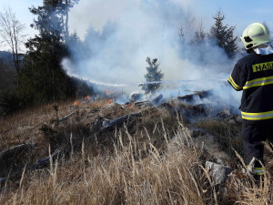 Hasiče zaměstnávají požáry lesů a trávy, hořelo i při opékání špekáčků. Nepodceňujte riziko, apeluje hejtman Vysočiny Kukla