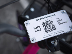 Sdílená kola ve Žďáru nad Sázavou. Foto: Se souhlasem Městského úřadu Žďár nad Sázavou