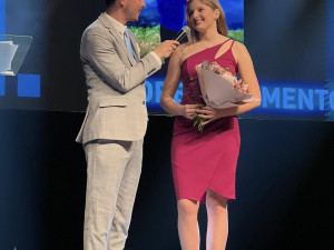 Zimní plavkyně Andrea Klementová je opět Sportovec města Třebíče, v sobotu vyhrála další závody