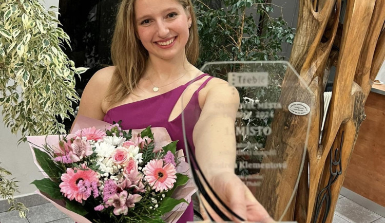 Zimní plavkyně Andrea Klementová je opět Sportovec města Třebíče, v sobotu vyhrála další závody. Foto: Se souhlasem Andrey Klementové