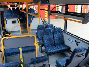 Na Jihlavsku dnes poprvé vyjel dopravce ČSAD Autobusy České Budějovice. Jezdí novými autobusy Iveco. Foto: Busem Vysočina (facebook)