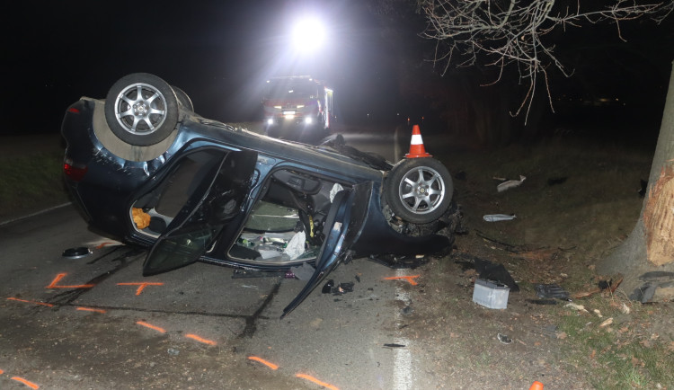 Havárie u Světlé nad Sázavou. Foto: Se souhlasem Policie ČR