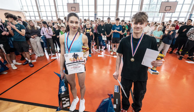 Siláky roku jsou Anežka Obrdlíková a Tomáš Brodina. Foto: Se souhlasem Města Jihlava
