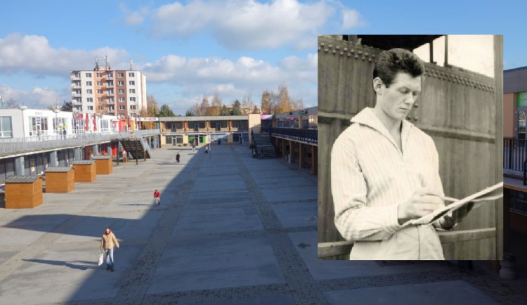 Obchodní centrum Březinky a jeho autor Zdeněk Gryc. Foto: Obchodní centrum Březinky, Jihlavský architektonický manuál