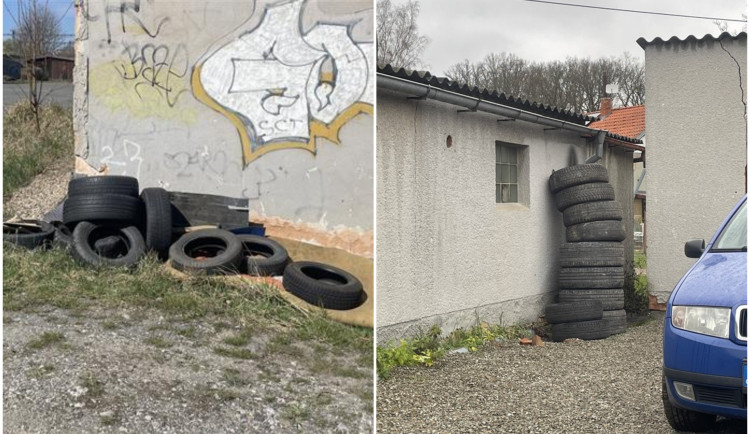Ulice opět zaplavují vyhozené pneu, existují přitom tisícovky míst, kde je mohou lidé zdarma odevzdat