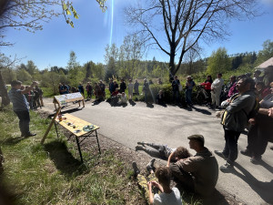 Na Hrádku se protestovalo proti úložišti. Lidé odhalili své vzpomínky na Čeřínek