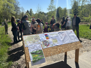 Na Hrádku se protestovalo proti úložišti. Lidé odhalili své vzpomínky na Čeřínek