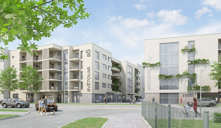 Na Světovaru začala stavba bytového domu s komunitní zahradou. Vyjde na 207 milionů