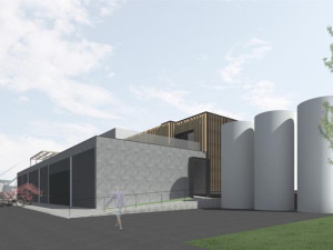 Budoucí zemědělci a veterináři budou mít v Třebíči nový pavilon praktické výuky. Vizualizace: Se souhlasem Kraje Vysočina