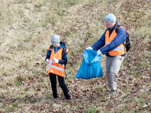 Záběry z průběhu akce Čistá Vysočina ze dne 5. dubna 2025