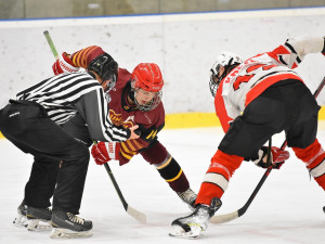 Poslední zápas za HC Dukla Jihlava v říjnu 2022 před odchodem do Brna. Foto: Se svolením Jindřicha Habermanna