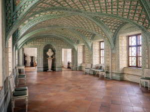 Salla terena je jedním z reprezentačních místností na prohlídkové trase