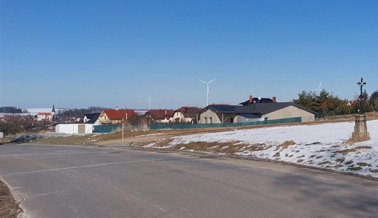 Vizualizace větrných elektráren u Polné. Vizualizace: Se svolením Města Polná