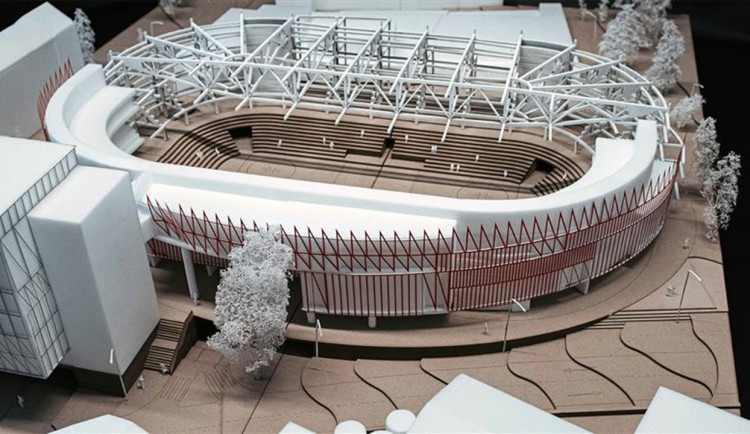 3D model Horácké multifunkční arény. Foto: Se svolením Města Jihlava