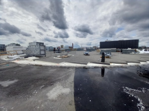 FOTO: Stavba Horácké arény začíná finišovat, dnes a zítra bude uzavřená Tyršova