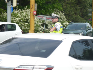 FOTO: Dopravní policisté soutěžili, řízení křižovatky se obešlo bez excesů