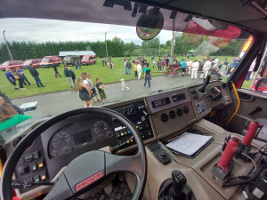 FOTO: Hasiči v Kamenici slaví 150 let, na hřišti hasili Hostinec U dobrých lidí