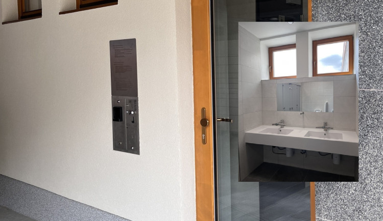 V Třešti je hotová modernizace veřejných záchodků, v Jihlavě je na náměstí buňka. Foto: Se svolením Města Třešť (koláž)