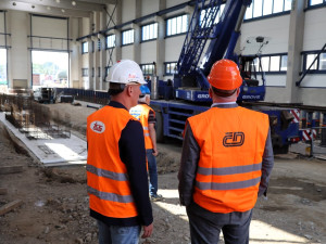 Nová opravárenská hala pro vlaky v Brodě za 235 milionů bude hotová na jaře