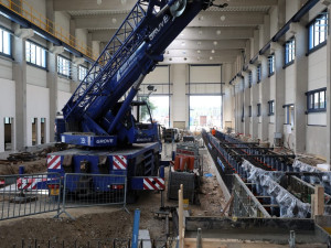 Nová opravárenská hala pro vlaky v Brodě za 235 milionů bude hotová na jaře