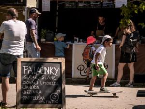 FOTO: Havíření ovládlo víkendové dění v Jihlavě, vyvrcholilo u nejstaršího kostela