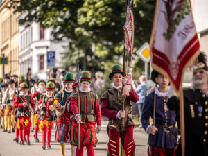 FOTO: Havíření ovládlo víkendové dění v Jihlavě, vyvrcholilo u nejstaršího kostela