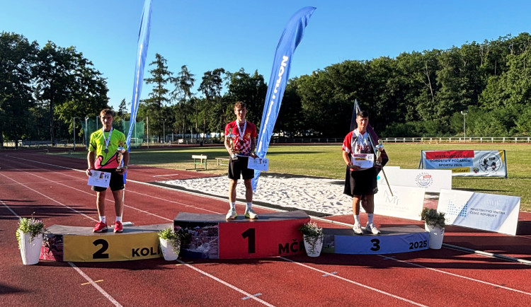 Radek Kalenda z SDH Panská Lhota zářil na MČR v Kolíně. Domů si dovezl bronz