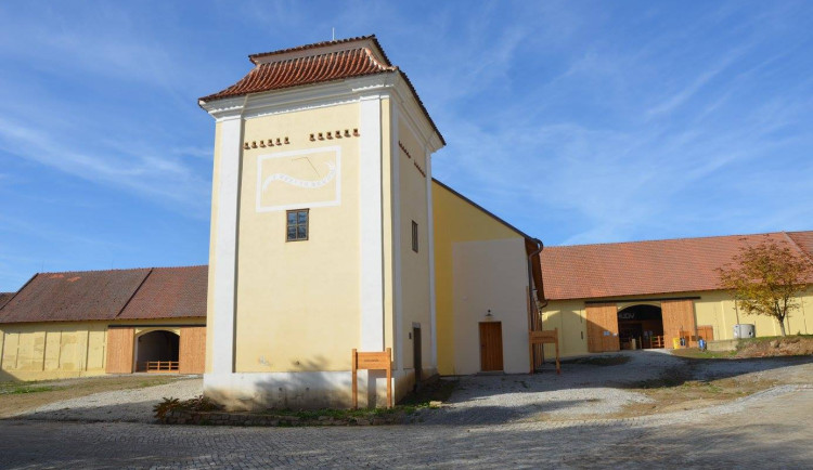 Barokní holubník v Panském dvoře Telč. Foto: Se svolením Panského dvora Telč