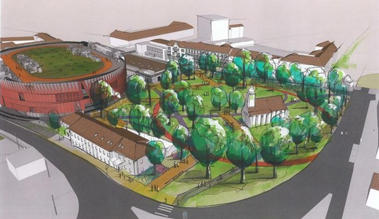 Vizualizace nové podoby Smetanových sadů. Foto: Se svolením města Jihlava