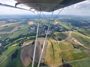 Obchvat Brtnice z výšky. Unikátní snímky ukazují, kudy pojedou kamiony do Dukovan